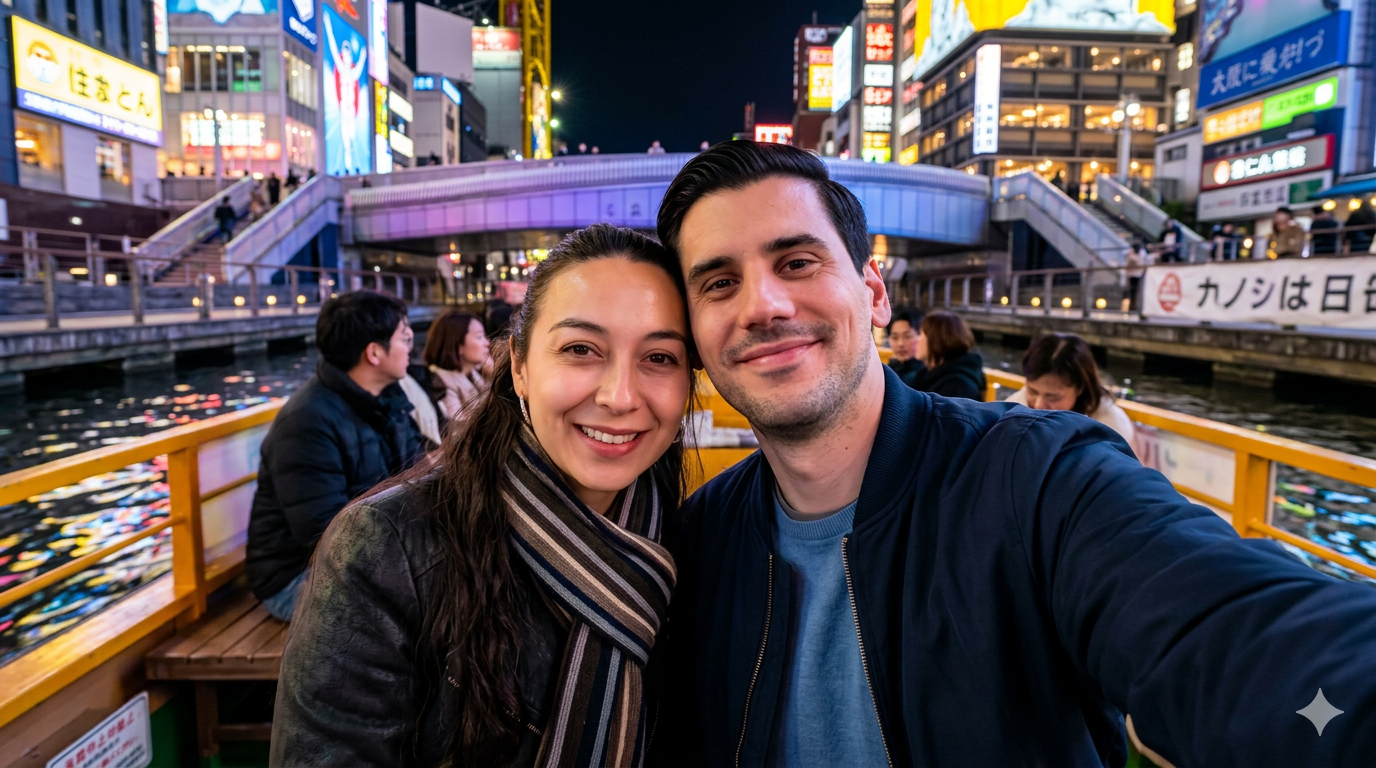 Crucero Nocturno por el Río Okawa