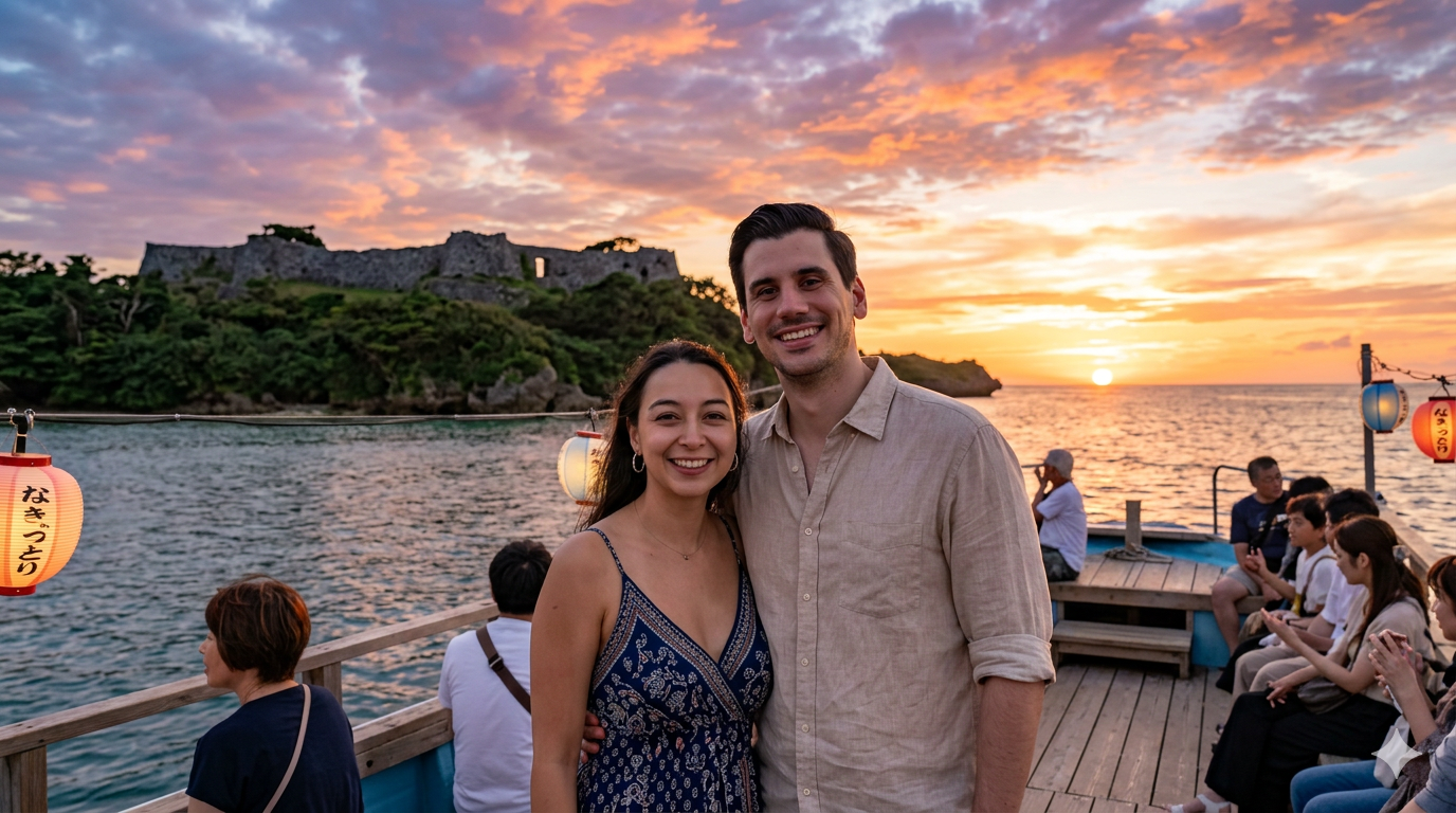 Sunset en Castillo Nakijin