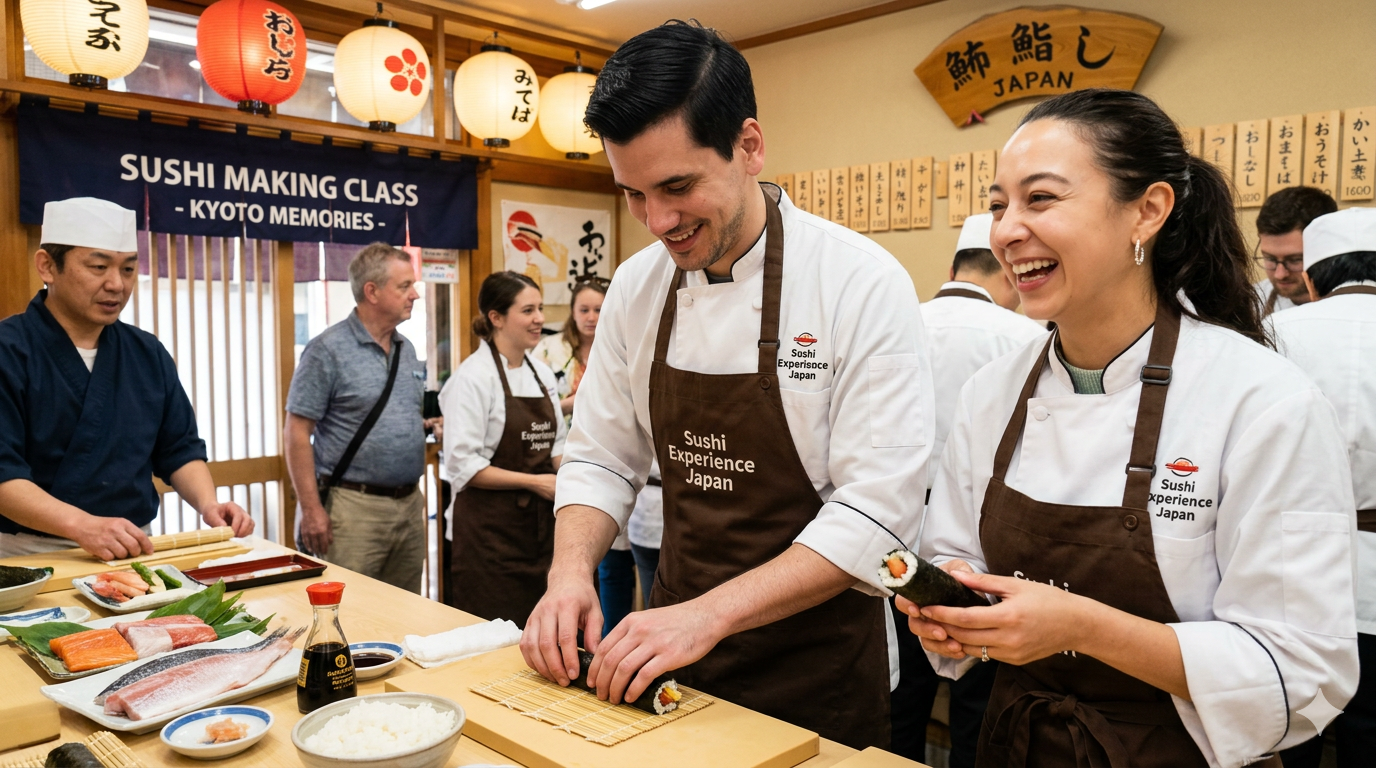 Clase de Sushi para Parejas